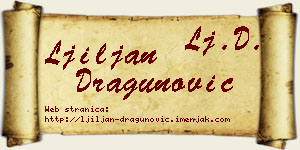 Ljiljan Dragunović vizit kartica